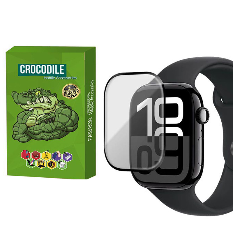 محافظ صفحه نمایش کروکودیل مدل PMMA مناسب برای اپل واچ سری 10 سایز 46 میلی متری | کالا برتری