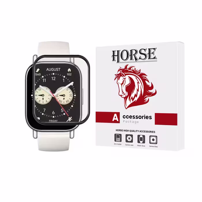 محافظ صفحه نمایش هورس مدل PMMWH مناسب برای ساعت هوشمند شیائومی Redmi Watch 5 Lite | کالا برتری