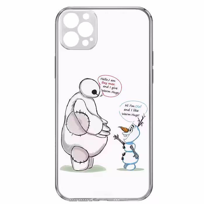 کاور طرح Olaf &amp; Baymax مناسب برای گوشی موبایل اپل iPhone 13 Pro 