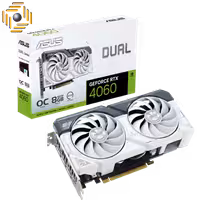 کارت گرافیک ایسوس Dual GeForce RTX 4060 White Edition 8GB GDDR6