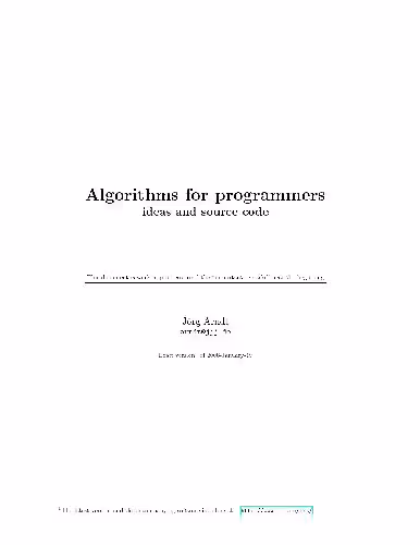 خرید و دانلود نسخه کامل کتاب Algorithms for programmers: ideas and source code