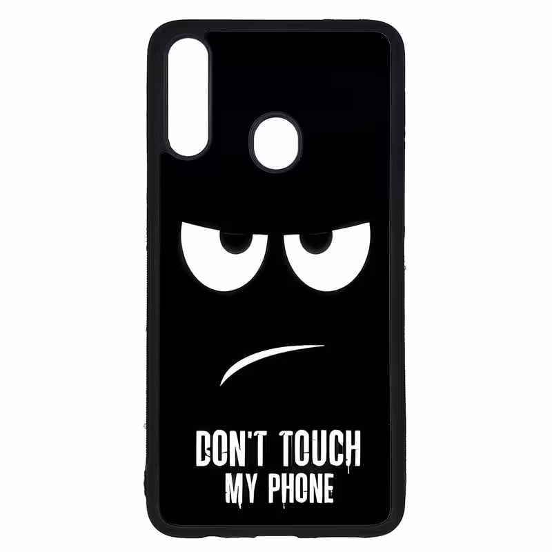 کاور طرح DONT TOUCH MY PHONE کد G-090 مناسب برای گوشی موبایل سامسونگ Galaxy A20s | دیجی قاب دونی