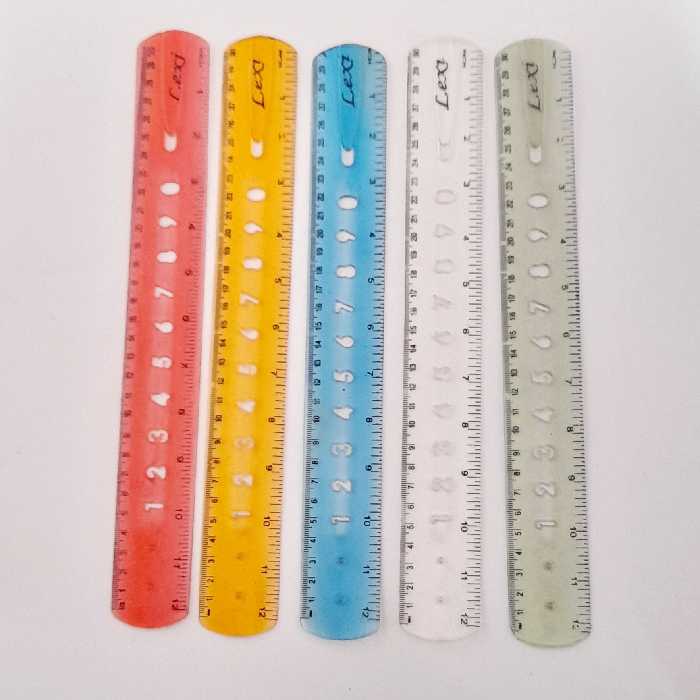 خط کش ژله ای 30 سانتی متری بسته 1 عددی