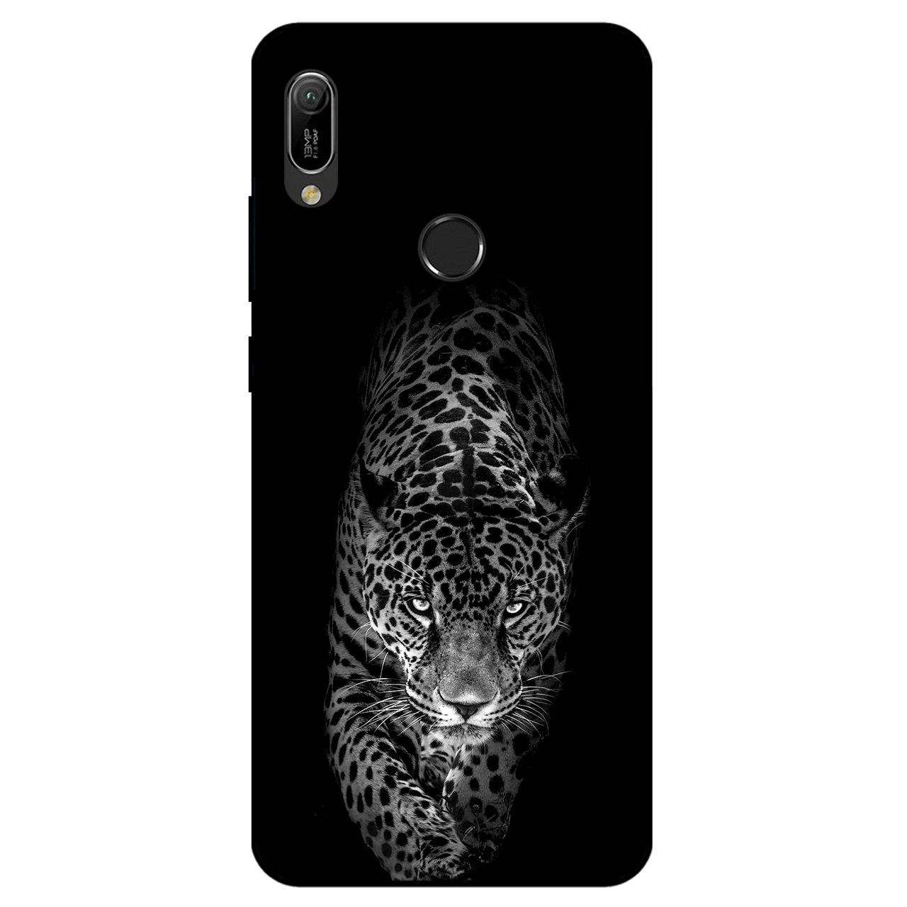 کاور مگافون طرح پلنگ مدل 1879 مناسب برای گوشی موبایل هوآوی Y6 2019 / Y6S 2019 / Y6 Prime 2019 / Y6 Pro 2019