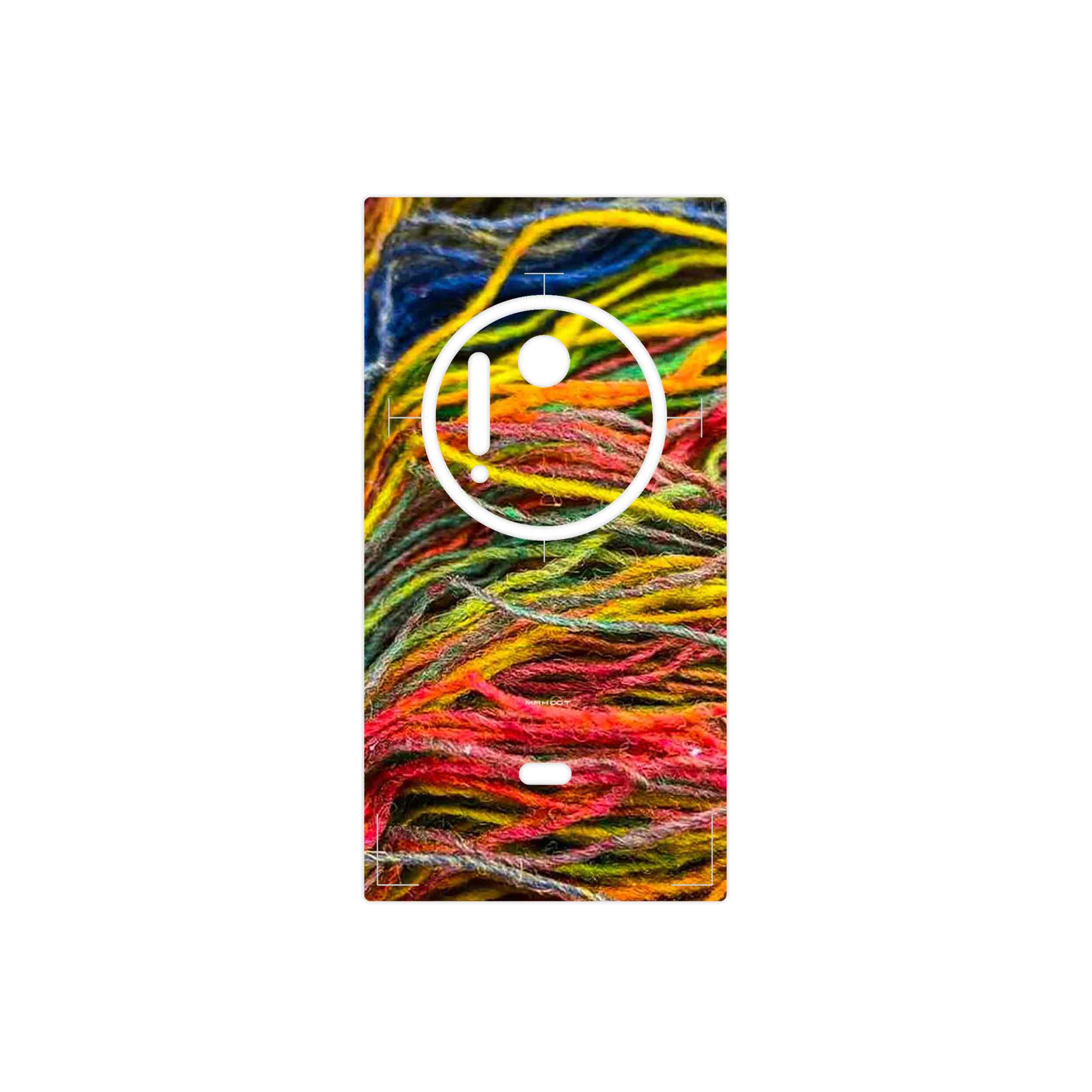 برچسب پوششی ماهوت مدل Fabric Texture 9 مناسب برای گوشی موبایل نوکیا Lumia 1020