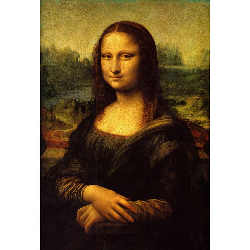 تابلو شاسی گالری هنری پیکاسو طرح مونالیزا | دنیای قاب