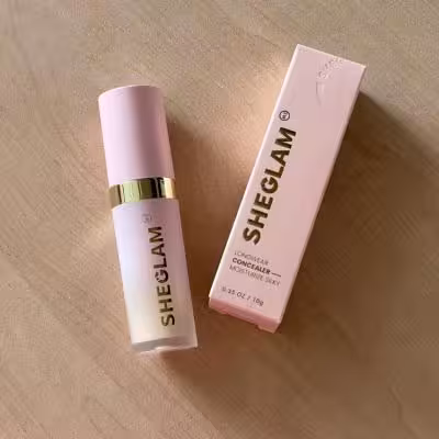 کانسیلر مایع پد دار شیگلم sheglam رنگ روشن لایت light