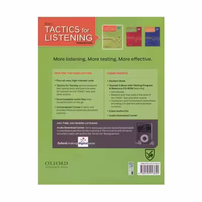 کتاب Tactics for Listening 3rd Basic اثر Jack C. Richards انتشارات جنگل