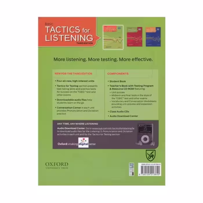 کتاب Tactics for Listening 3rd Basic اثر Jack C. Richards انتشارات جنگل