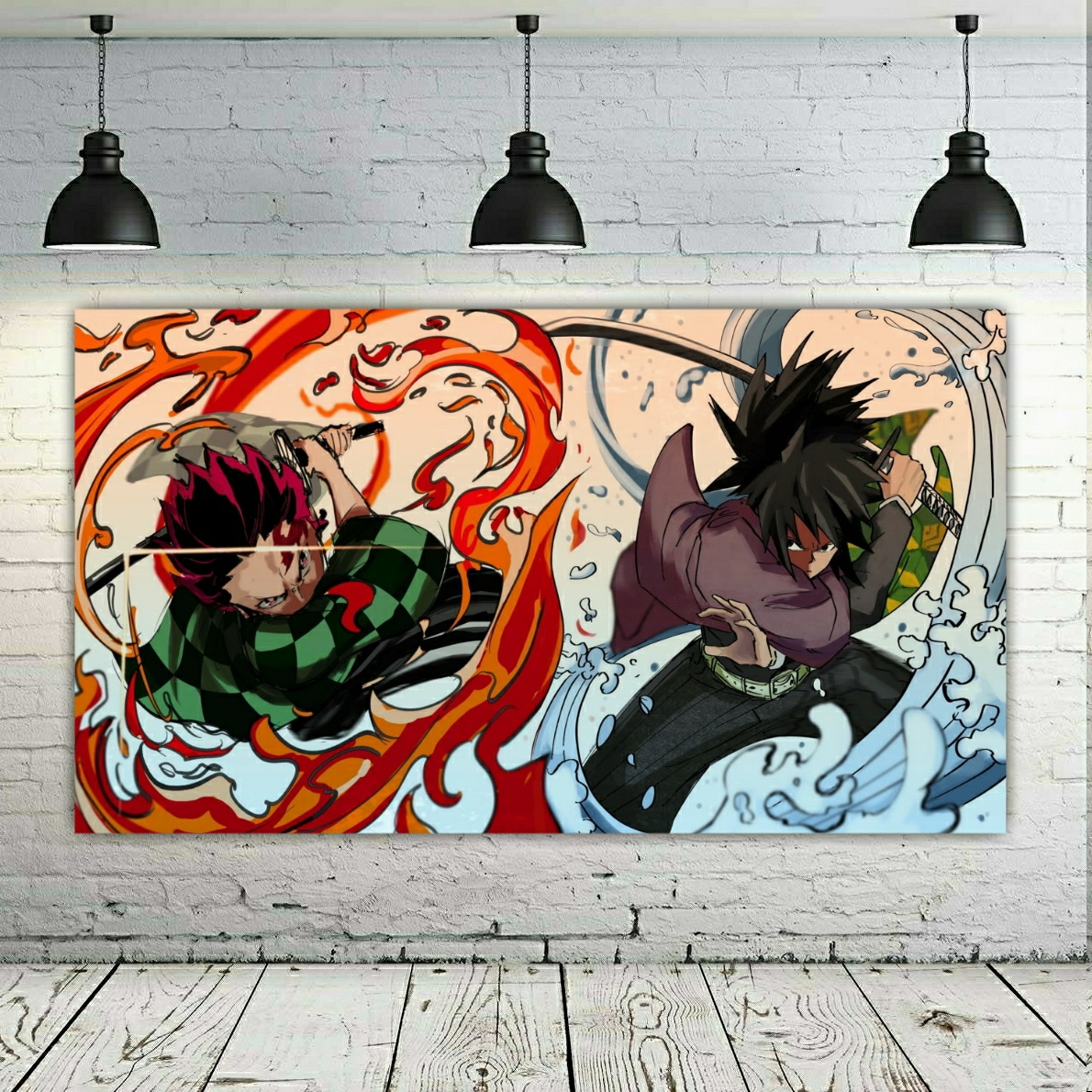 تابلو شاسی طرح انیمه شکارچی شیطان مدلKG220