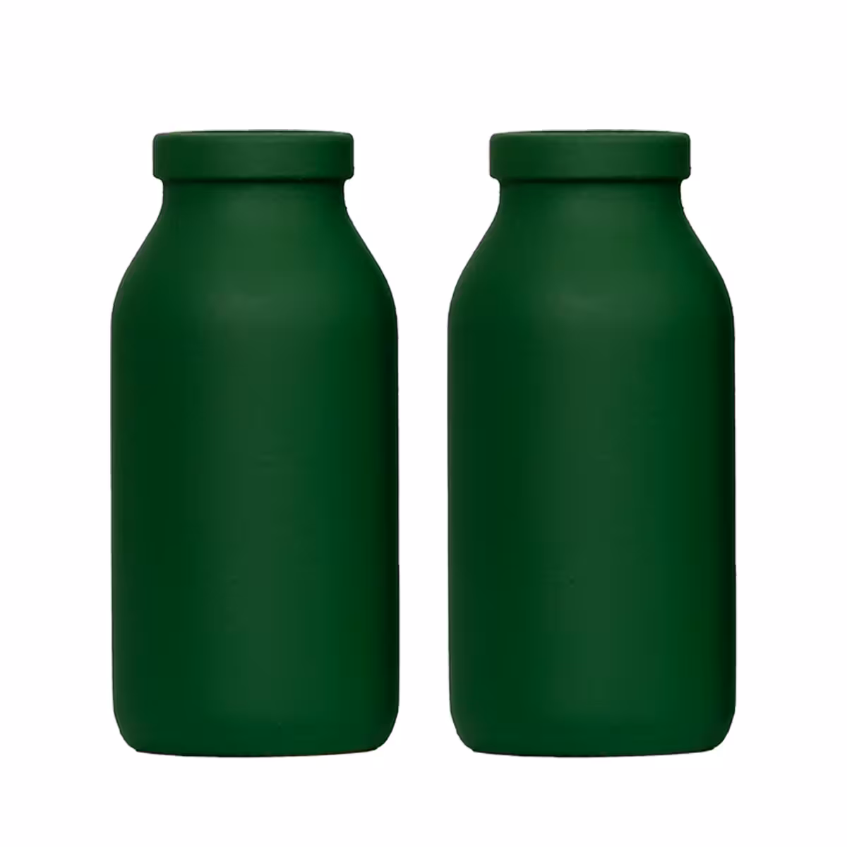 گلدان دکوری مدل شیشه ای فانتزی کد 2P200 بسته 2 عددی