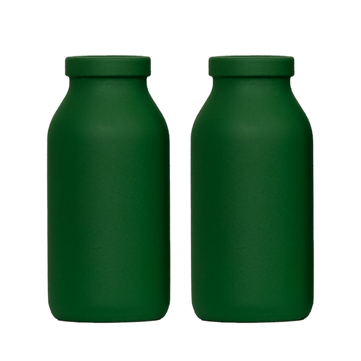 گلدان دکوری مدل شیشه ای فانتزی کد 2P200 بسته 2 عددی