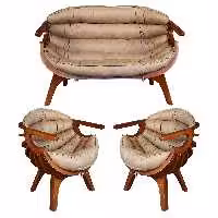 مبل چهار نفره هومزا مدل لگنو کد Tes.N