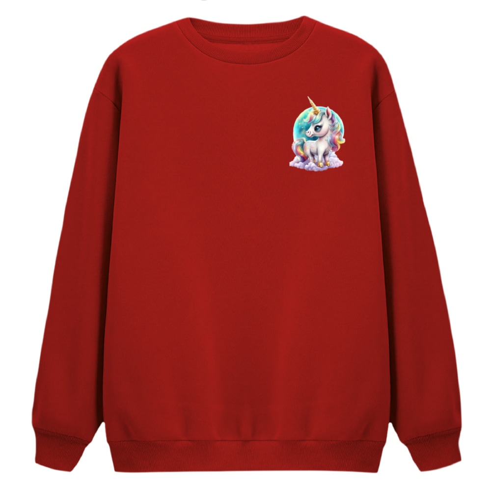 سویشرت زنانه مدل یونیکورن کد 8