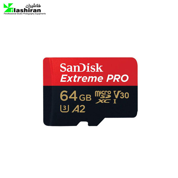 کارت حافظه MicroSD سندیسک 64 گیگابایت سرعت200 مگابایت همراه با خشاب