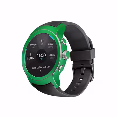 برچسب ماهوت طرح Matte Green مناسب برای ساعت هوشمند ال جی Watch Sport