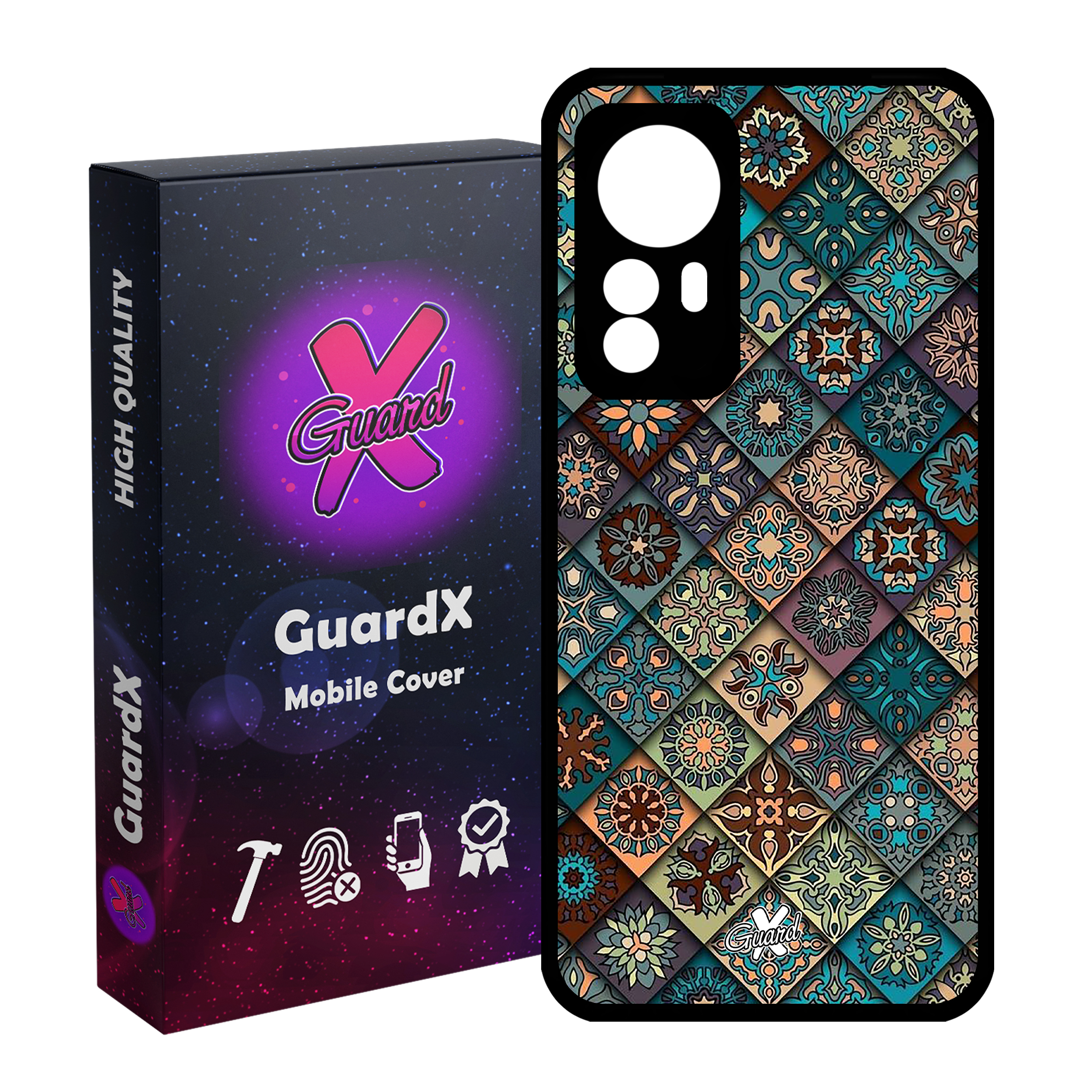 کاور گارد ایکس طرح Tile مدل Glass10093 مناسب برای گوشی موبایل شیائومی Mi 12 Pro/Mi 12S Pro