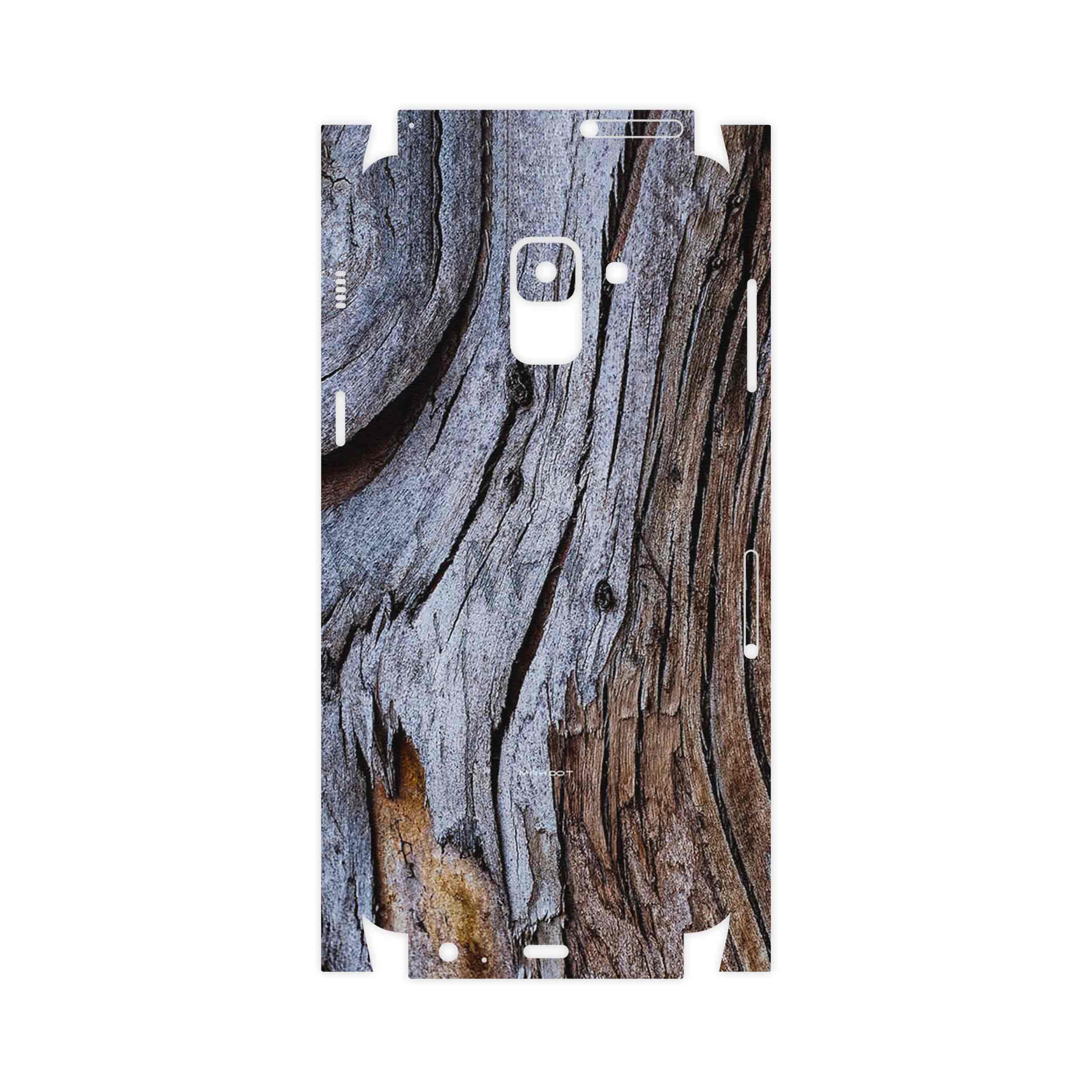 برچسب پوششی ماهوت مدل Wood Texture 7-FullSkin مناسب برای گوشی موبایل سامسونگ Galaxy A8 2018