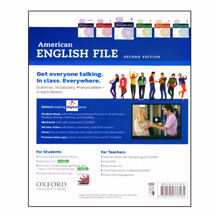 کتاب American English File 2 اثر جمعی از نویسندگان انتشارات الوندپویان