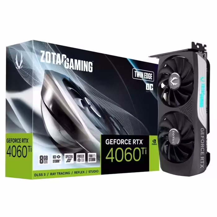 کارت گرافیک ZOTAC RTX 4060TI TWIN EDGE 16G   گارانتی اصلی