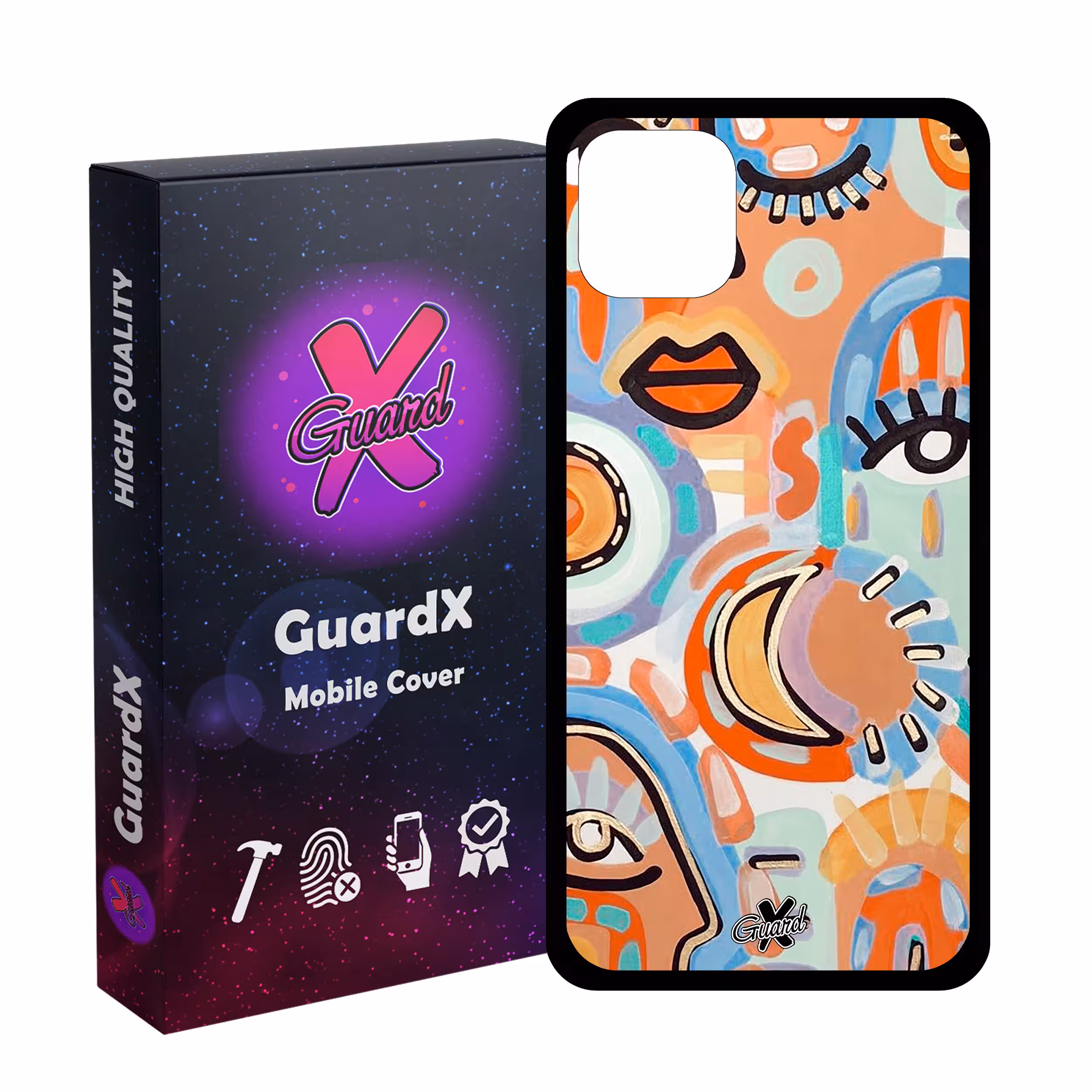 کاور گارد ایکس طرح چهره مدل Glass10431 مناسب برای گوشی موبایل اپل iPhone 11 Pro Max