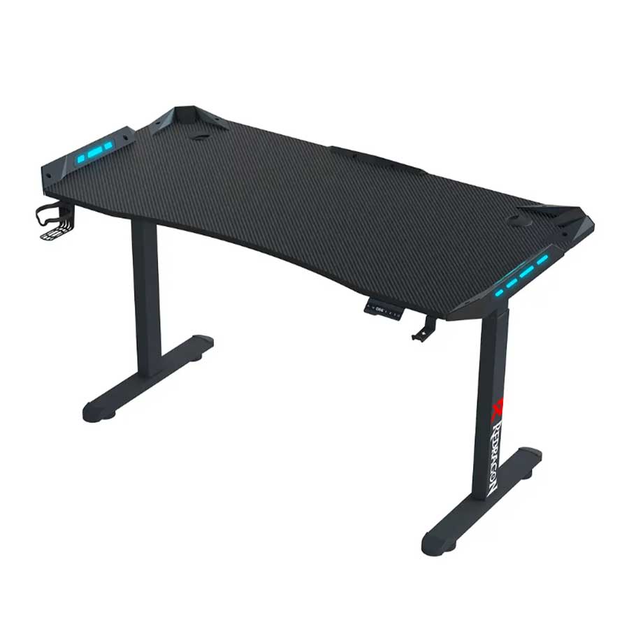 قیمت و خرید میز کامپیوتر گیمینگ موتور دار ردراگون مدل GD-3300-M 140cm LED | یاس ارتباط