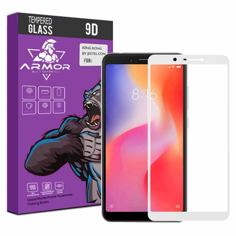 گلس تمام صفحه مناسب برای گوشی Xiaomi Redmi 6A
