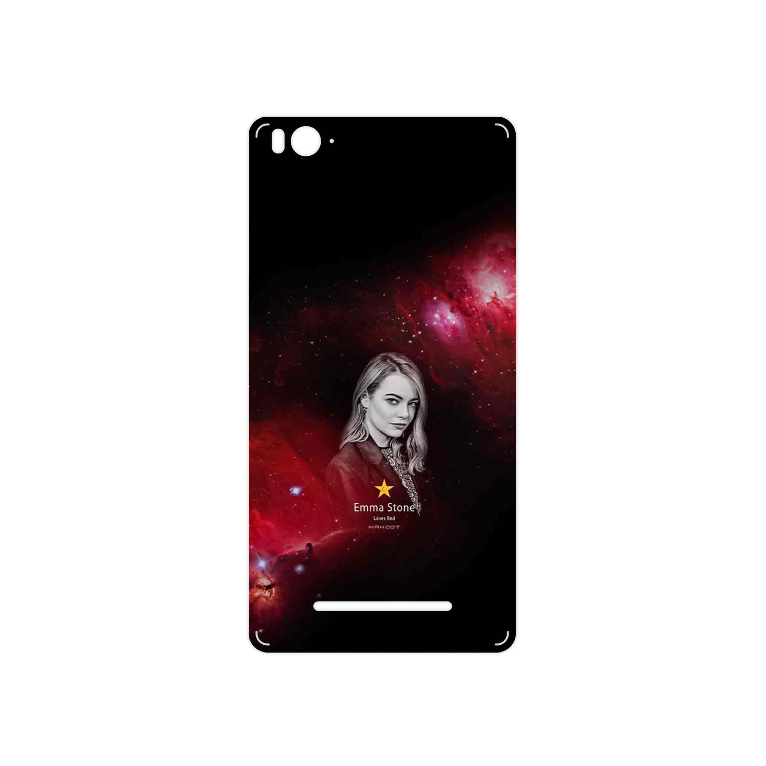 برچسب پوششی ماهوت مدل Emma Stone مناسب برای گوشی موبایل شیائومی Mi 4c