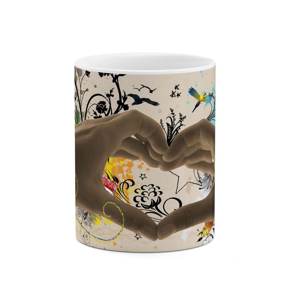 ماگ طرح قلب مدل mgs05411