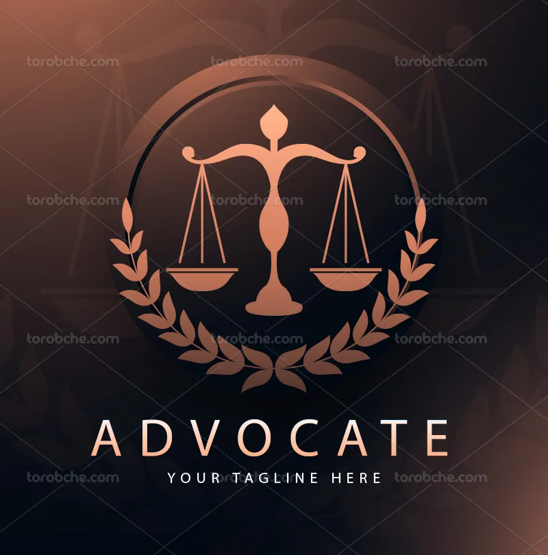 وکتور لوگو وکالت | گرافیک با طعم تربچه