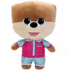 عروسک طرح سگ مدل Jiffpom Puppy کد SK/16 ارتفاع 28 سانتی متر