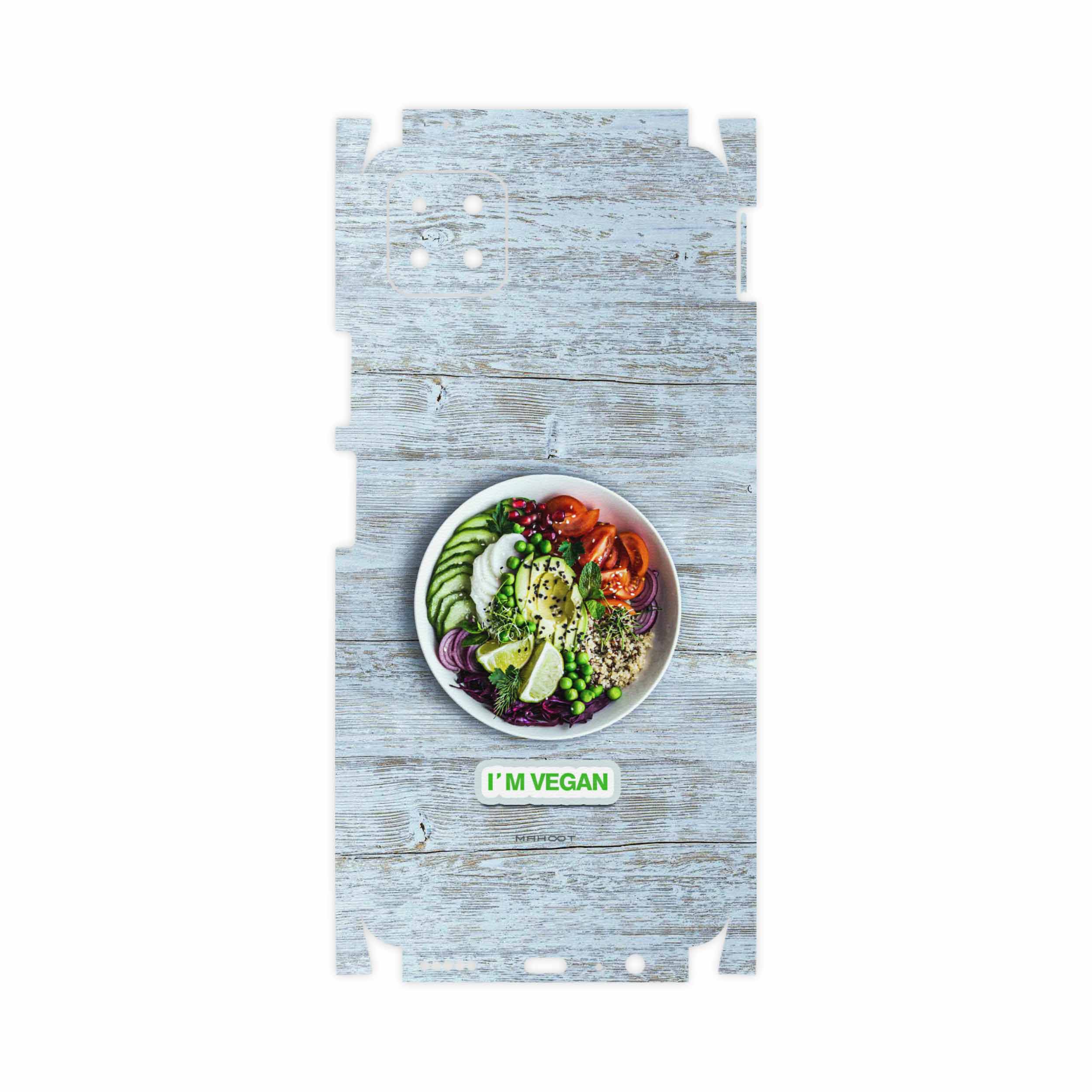برچسب پوششی ماهوت مدل I m-vegan-FullSkin مناسب برای گوشی موبایل هوآوی Nova Y60