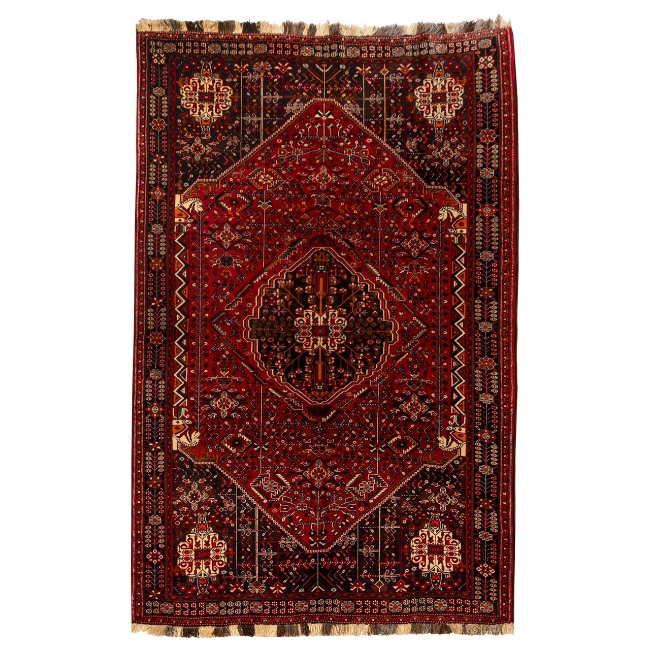 فرش قدیمی دستباف چهار متری سی پرشیا کد 123174