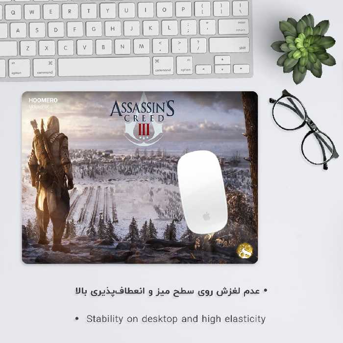 ماوس پد هومرو مدل A3811 طرح اساسینز کرید