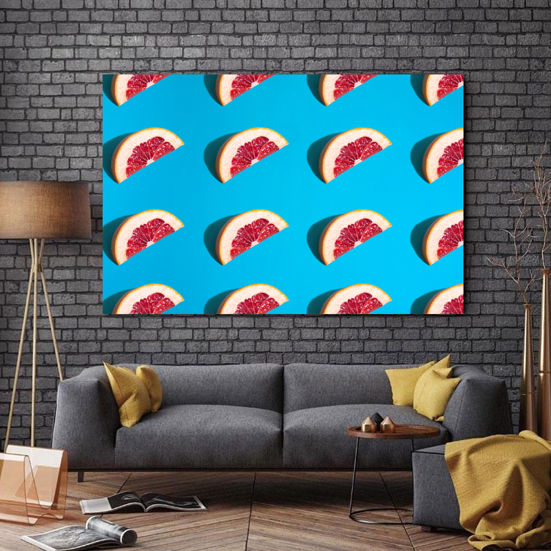 تابلو شاسی طرح پاپ آرت مدل پرتقال کد A504