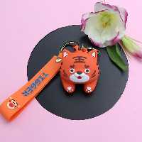 سرکلیدی عروسکی شیشه ای سیلیکونی ببر 30981