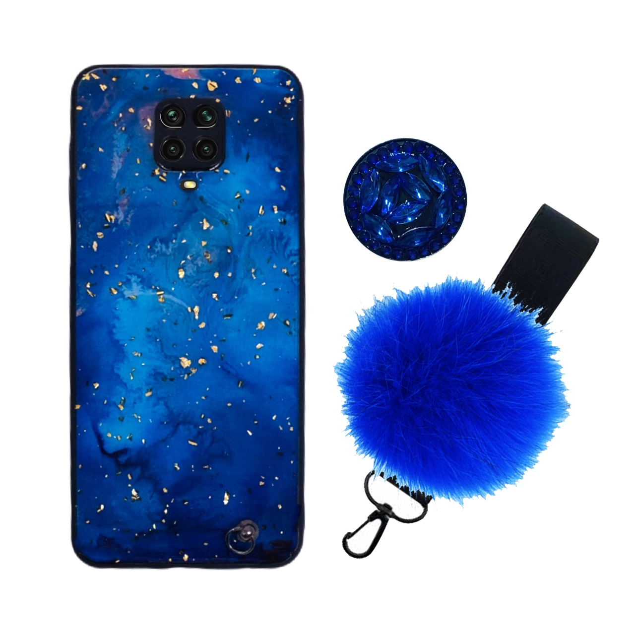 کاور مدل پام پام مناسب برای گوشی موبایل شیائومی Redmi Note 9S / 9 Pro به همراه بند و پایه نگهدارنده