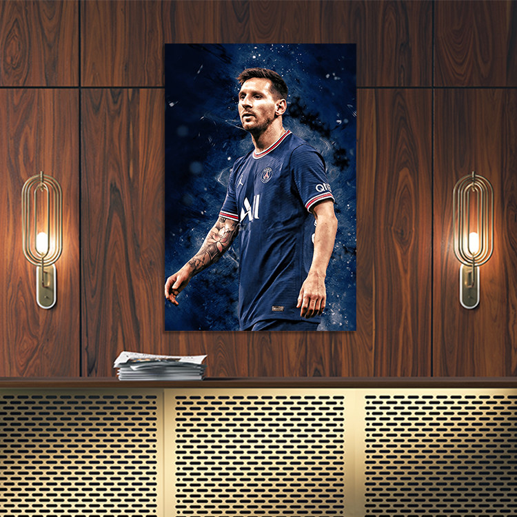 تابلو شاسی آتریسا مدل لیونل مسی طرح فوتبال