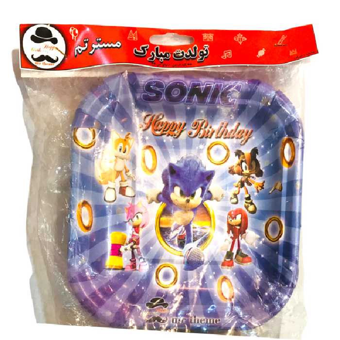 پیش دستی یکبار مصرف مستر تم مدل سونیک پلاس بسته 20 عددی