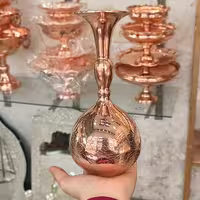 گلدان مسی زنجانی ها  طرحدار سایز 20 