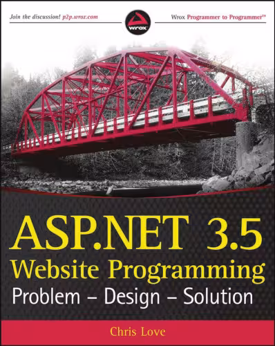 خرید و دانلود نسخه کامل کتاب ASP.NET 3.5 Website Programming: Problem - Design - Solution (Wrox Programmer to Programmer)