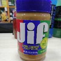 کره بادام زمینی جیف  454 گرم امریکایی اصل