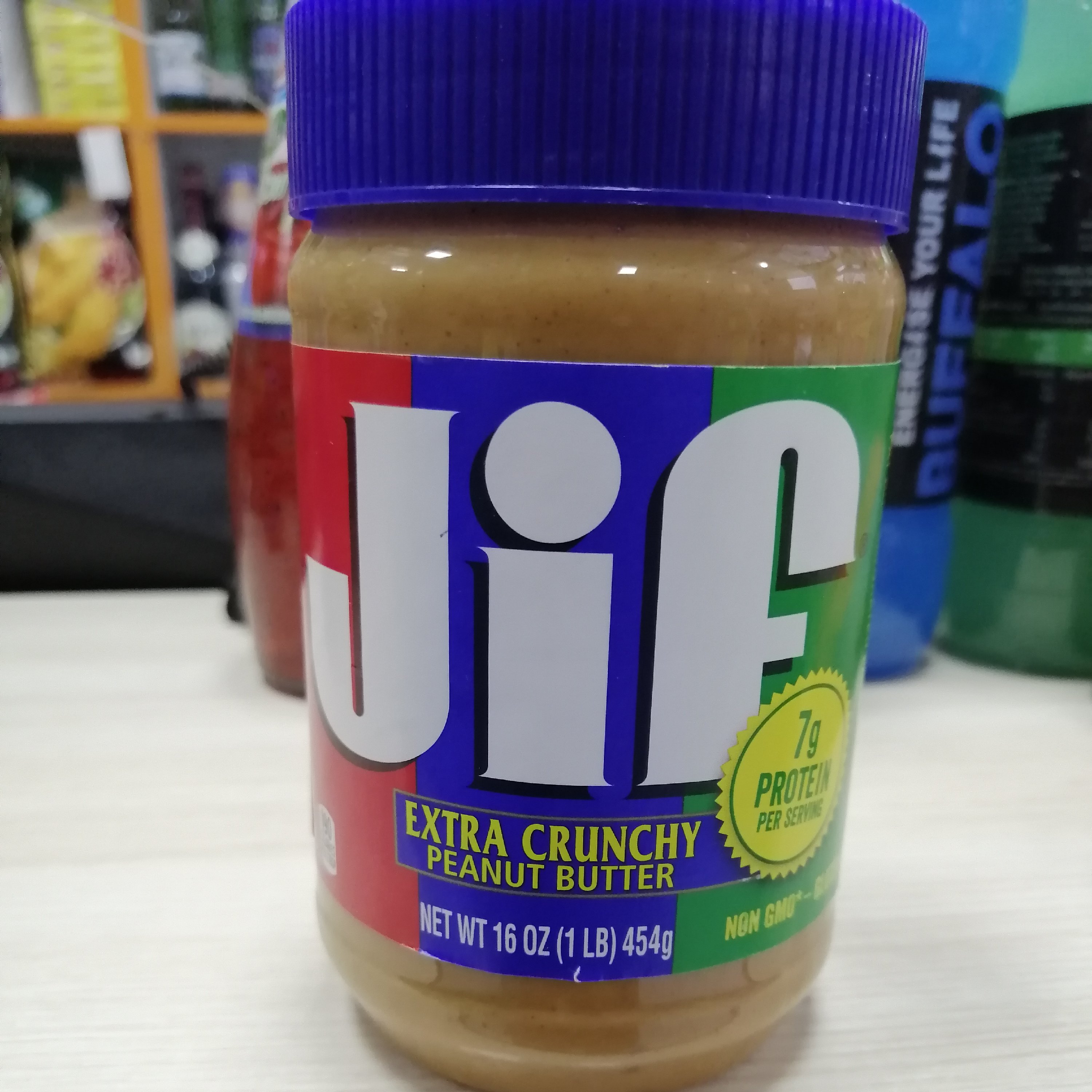 کره بادام زمینی جیف  454 گرم امریکایی اصل