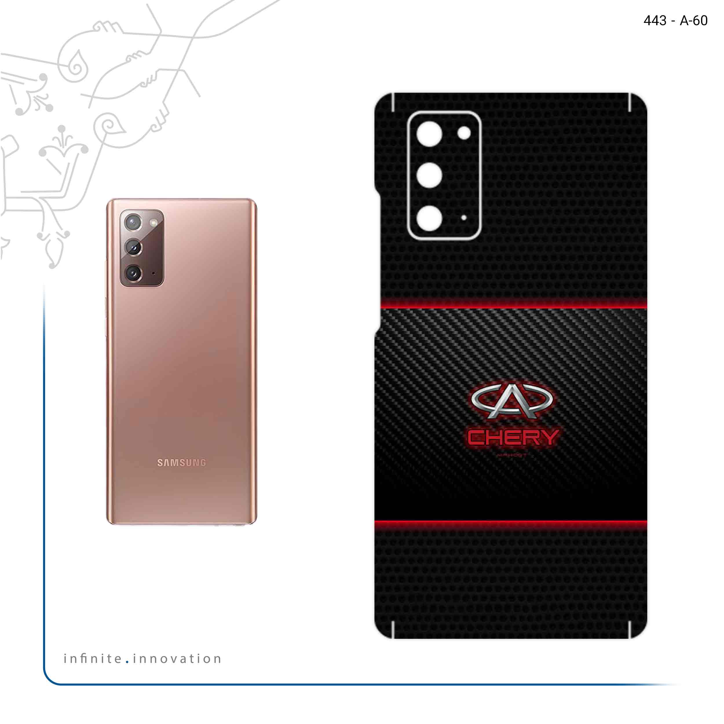 برچسب پوششی ماهوت مدل CHERY مناسب برای گوشی موبایل سامسونگ Galaxy Note 20