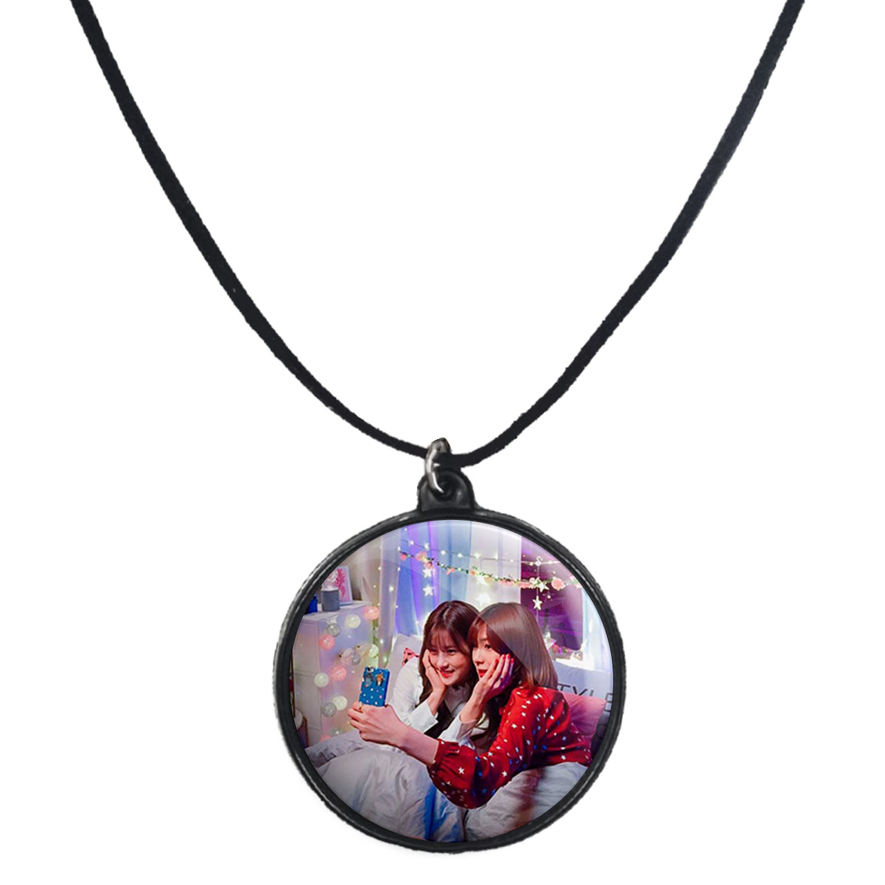 گردنبند پرمانه طرح Apink کد pmb.12005 مدل دو طرفه