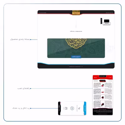 برچسب پوششی ماهوت مدل Mohammad-Rasool-Allah مناسب برای تبلت سامسونگ Galaxy Tab A7 10.4 LTE 2020 T505
