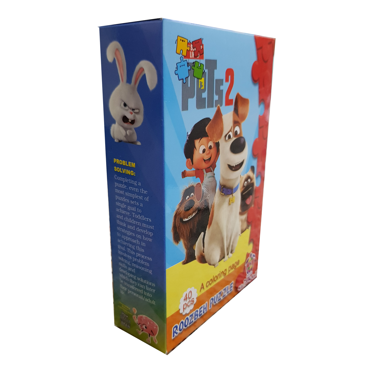 پازل 40 تکه روزبه طرح حیوانات خانگی 