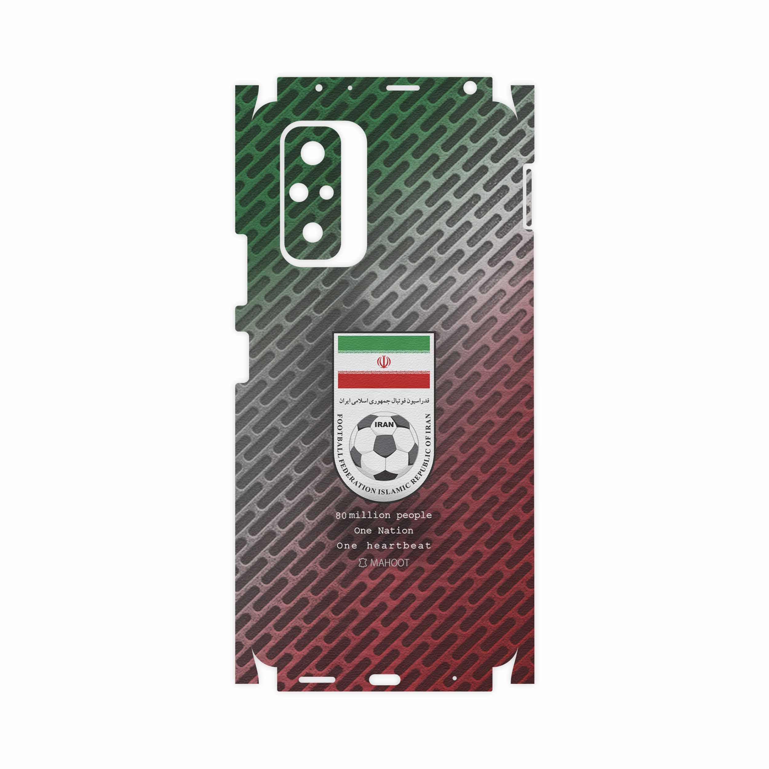 برچسب پوششی ماهوت مدل Iran-National-Football-Team-FullSkin مناسب برای گوشی موبایل شیائومی Redmi Note 10 Pro Max