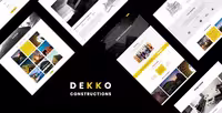 دانلود قالب HTML ساختمانی Dekko