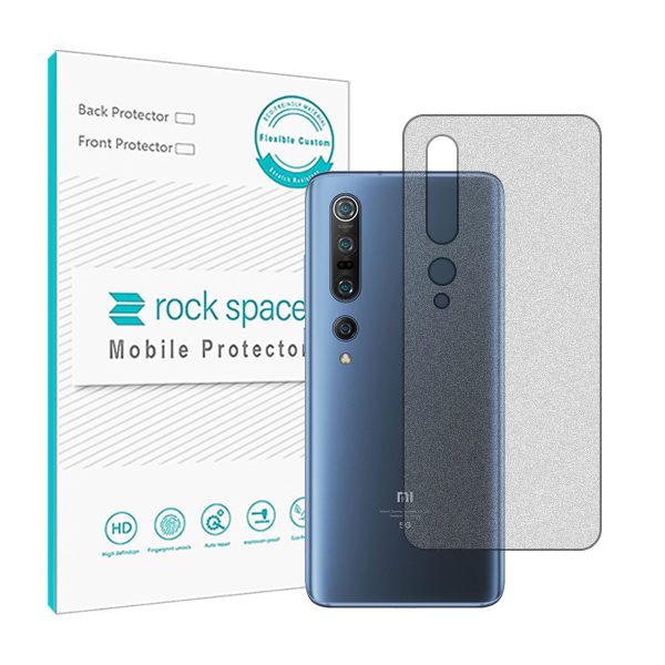 گلس محافظ پشت گوشی شیائومی Mi Note 10 Pro مدل نانو هیدروژل مات برند راک اسپیس کد 4353S
